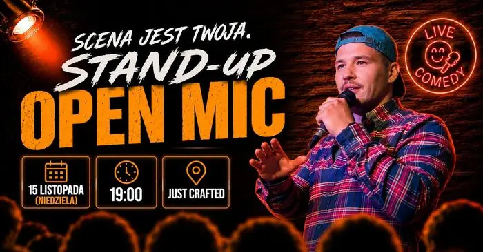 STAND-UP OPEN MIC: Scena jest Twoja | Just Crafted Lublin | Prowadzi: Mikołaj Matej