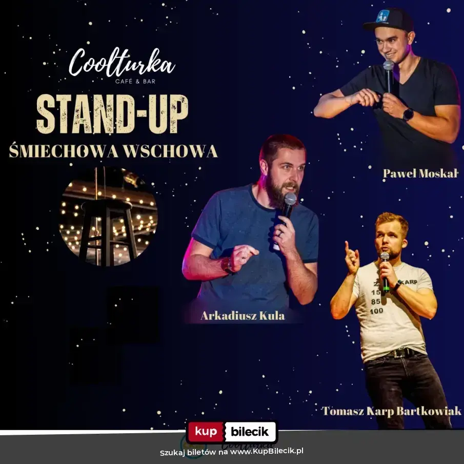 Stand-up Śmiechowa Wschowa – Dawid G., Tomasz "Karp" Bartkowiak, Rysiek Szarat