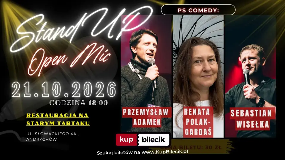 Stand-up Żywiec – Open Mic PS Comedy