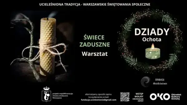 Świece zaduszne. Warsztat tworzenia świec z naturalnego wosku