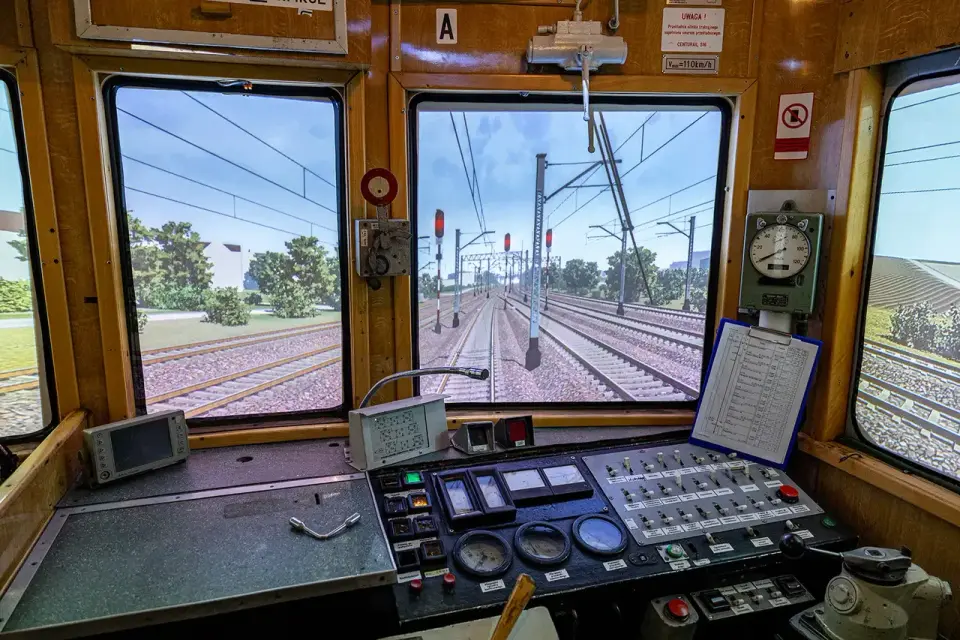 Symulator elektrycznego zespołu trakcyjnego EN57