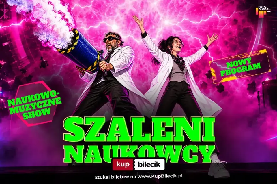 Szaleni Naukowcy Show - naukowo-muzyczne show dla dzieci