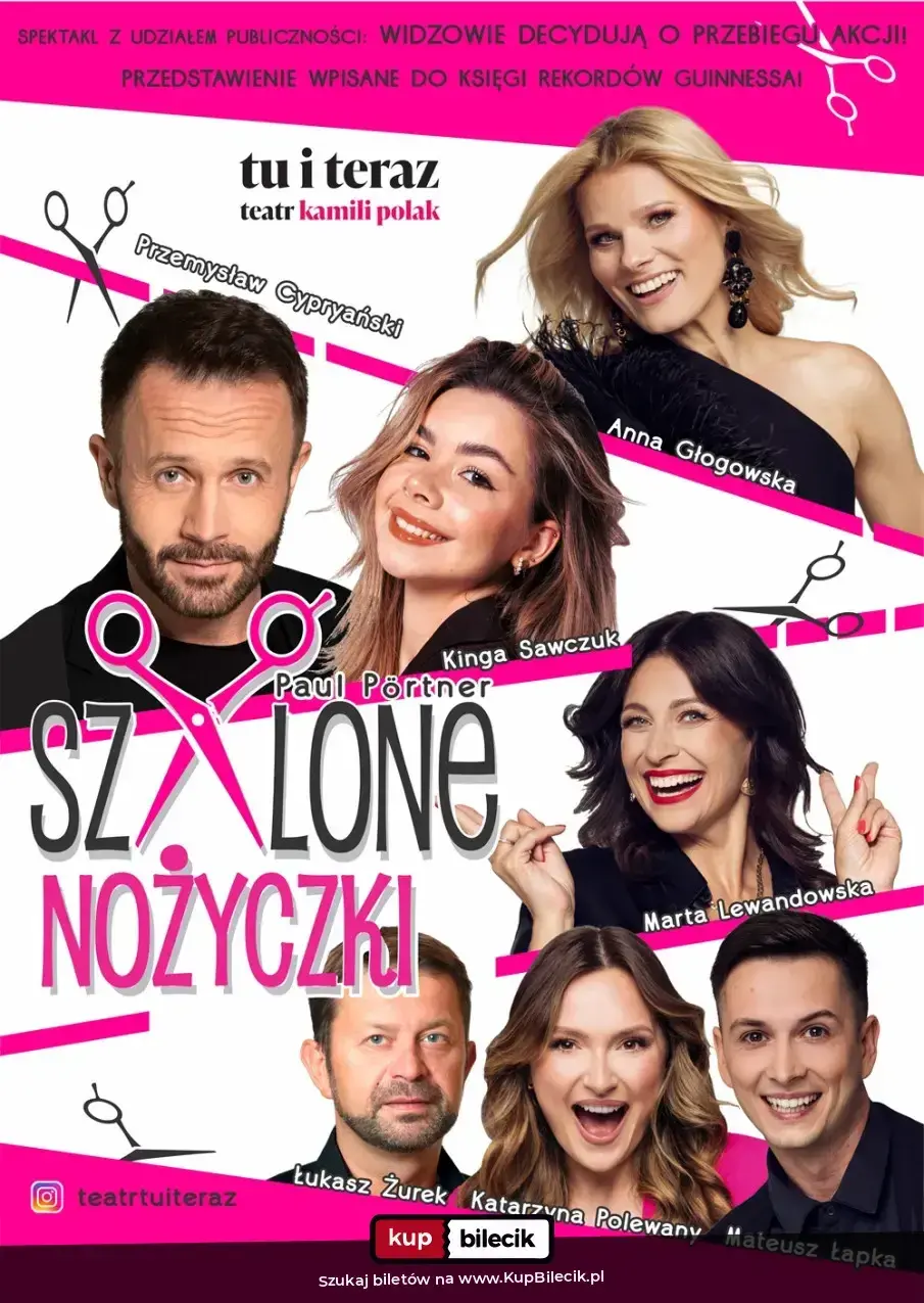 Szalone nożyczki spektakl komediowy z udziałem publiczności