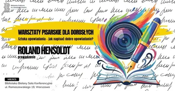 Sztuka opowiadania - jak napisać dobre opowiadanie? – warsztaty pisarskie dla dorosłych
