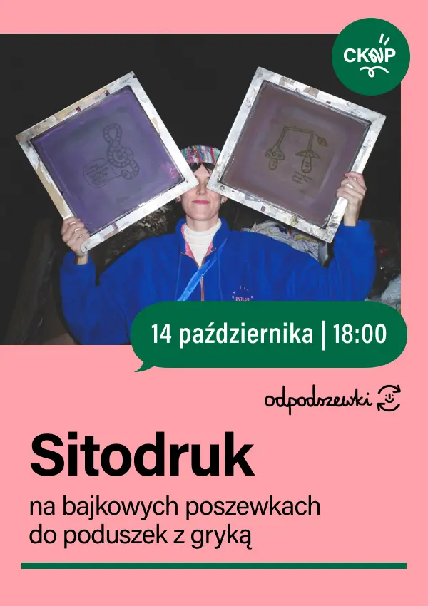 Szycie poszewek z gryką i sitodruk na bajkowych pościelach