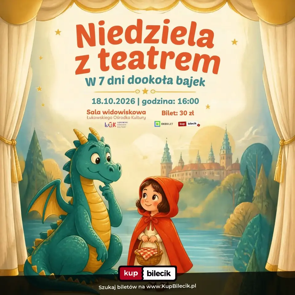 Teatr Tak – Niedziela z teatrem w ŁOK: "W 7 dni dookoła bajek"
