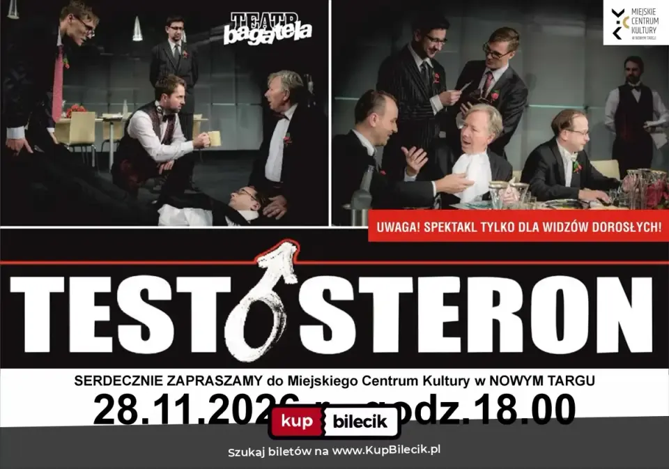 Testosteron – Kultowa komedia w teatralnej odsłonie
