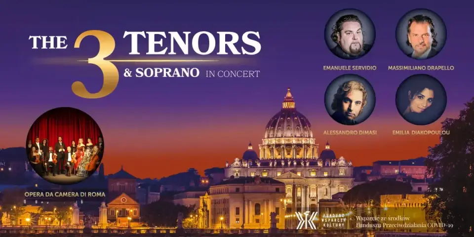 THE 3 TENORS & SOPRANO – WŁOSKA GALA OPEROWA PRZY ŚWIECACH