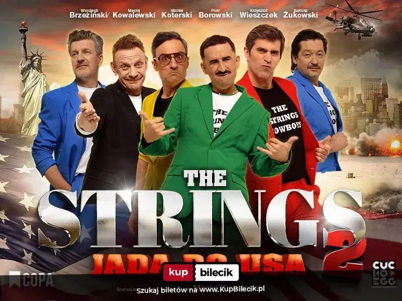 The Strings 2 jadą do USA! – Brzeziński, Koterski, Żukowski, Wieszczek, Borowski