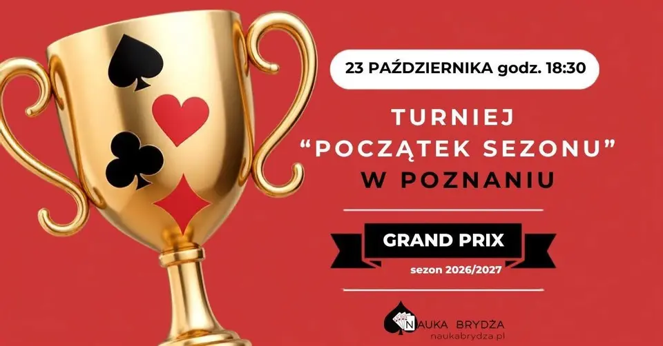 Turniej "Początek Sezonu" w Poznaniu | Nauka Brydża