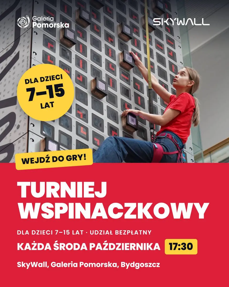 Turniej wspinaczkowy dla dzieci SkyWall