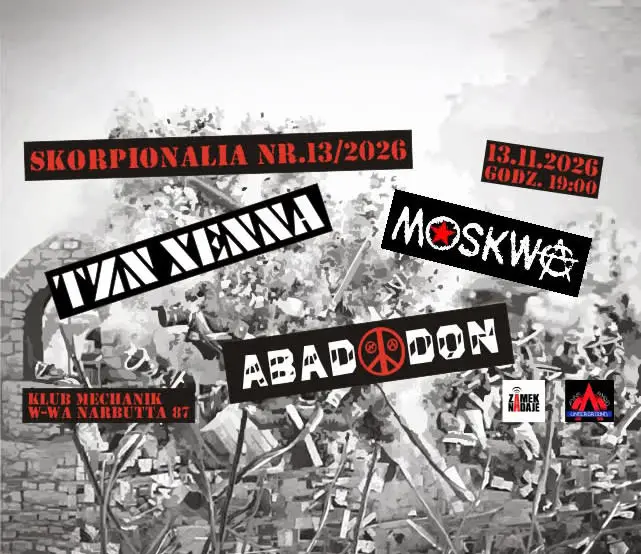 TZN Xenna, Moskwa, Abaddon - 13 Skorpionalia