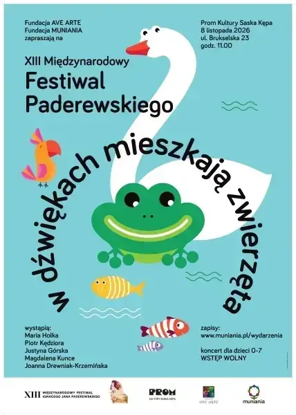 “W dźwiękach mieszkają zwierzęta” - koncert dla dzieci w wieku przedszkolnym