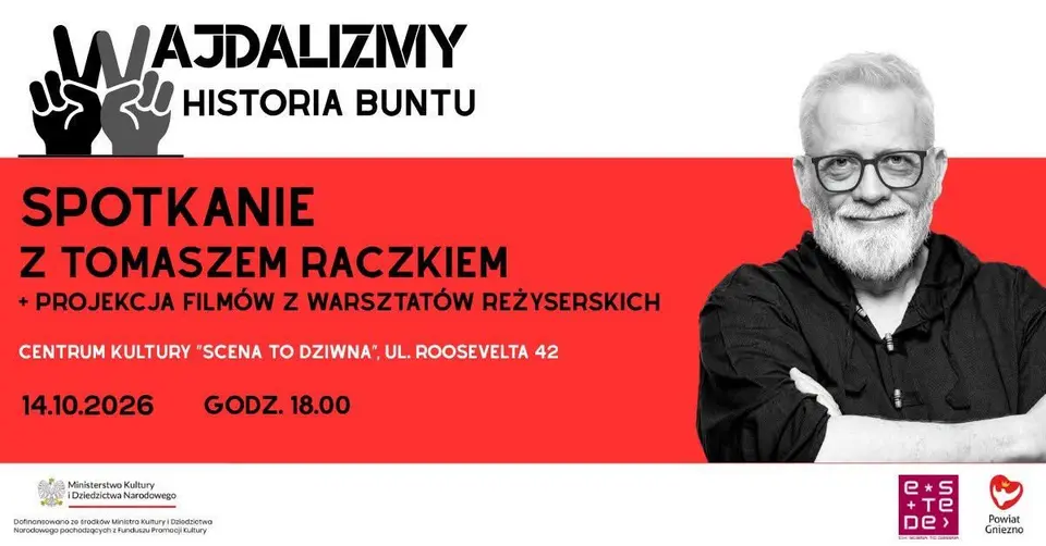 "Wajdalizmy. Historia buntu" - Spotkanie z Tomaszem Raczkiem [14.10.2026]