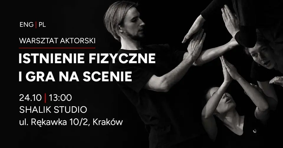 🎭 Warsztat aktorski z Dmytro Vovkiem: „Istnienie fizyczne i gra na scenie”