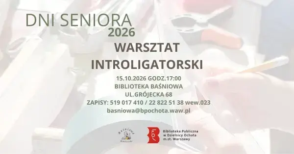Warsztat introligatorski