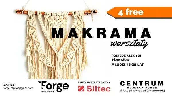 Warsztaty Makramy - stwórz własne zawieszki! vol. 2