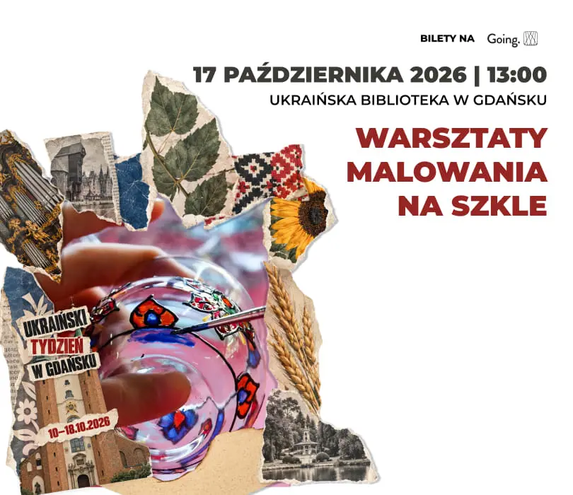 Warsztaty malowania na szkle - Ukraiński Tydzień w Gdańsku