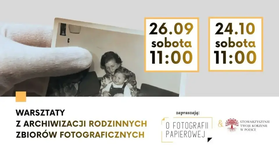 WARSZTATY Z ARCHIWIZACJI RODZINNYCH ZBIORÓW FOTOGRAFICZNYCH