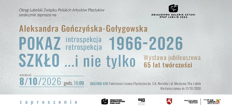 Wernisaż wystawy Aleksandry Gończyńskiej Gołygowskiej 65 - lecie pracy twórczej