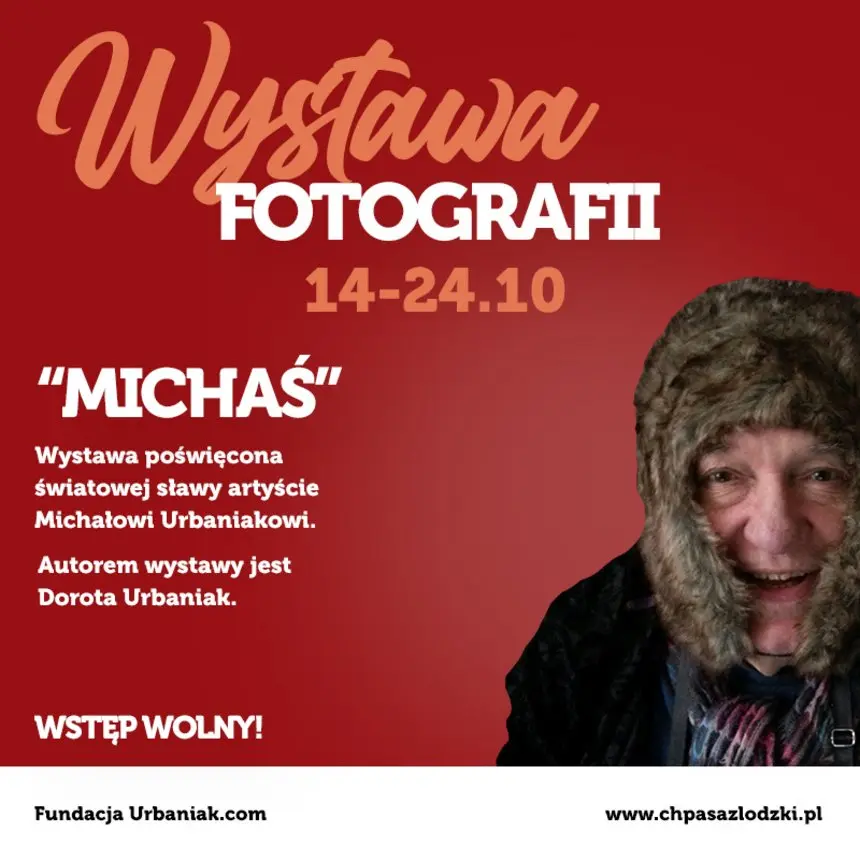 Wernisaż wystawy fotografii „Michaś” w Pasażu Łódzkim