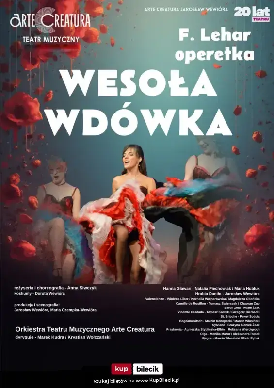 Wesoła Wdówka - operetka F. Lehara - Arte Creatura Teatr Muzyczny
