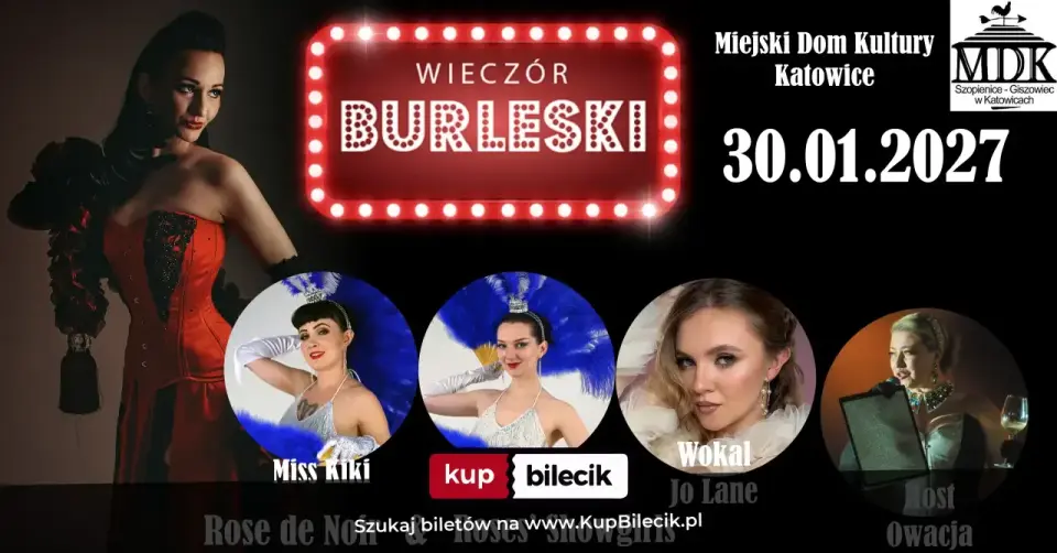 Wieczór Burleski – Burleska by Rose de Noir w MDK