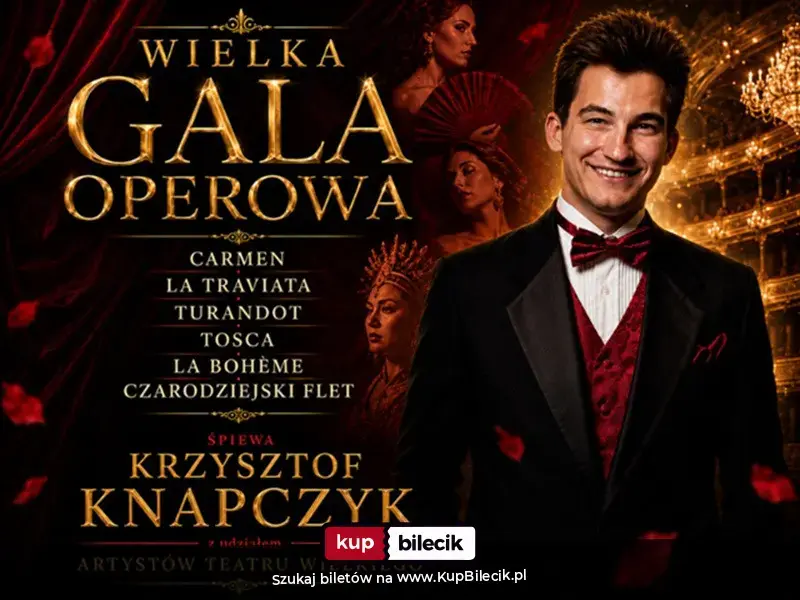 Wielka Gala Operowa: Krzysztof Knapczyk, Carmen, La Traviata, Turandot