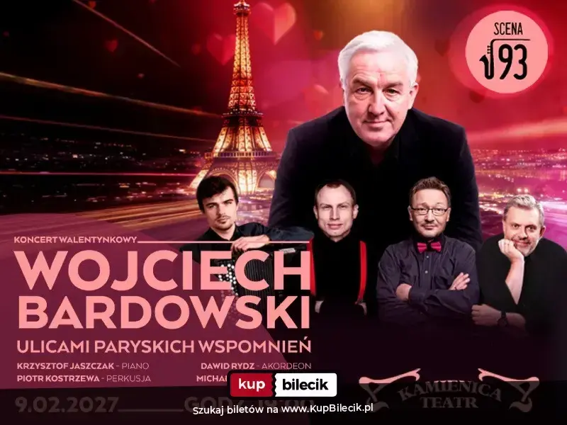 Wojciech Bardowski. Ulicami paryskich wspomnień – Koncert walentynkowy