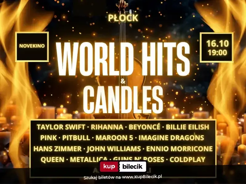 World Hits & Candles – Muzyczna magia przy blasku tysiąca świec