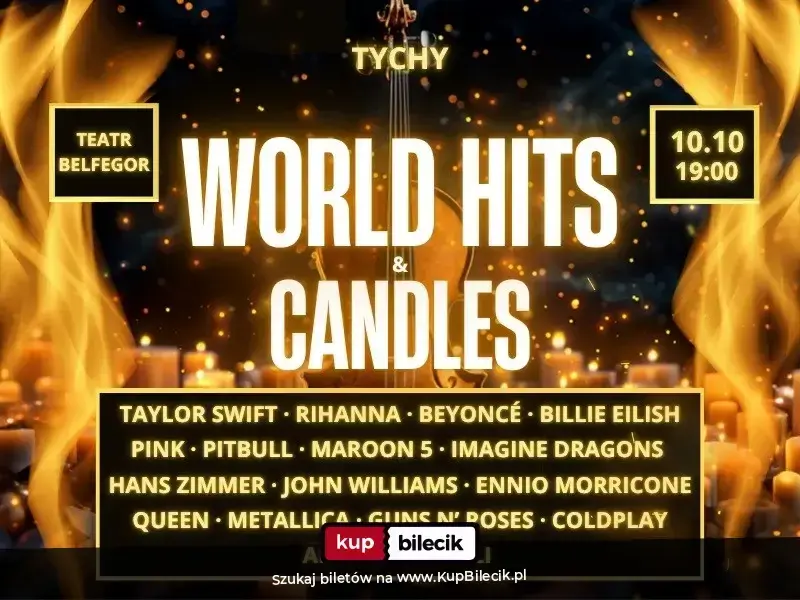 World Hits & Candles – Muzyczna magia przy blasku tysiąca świec