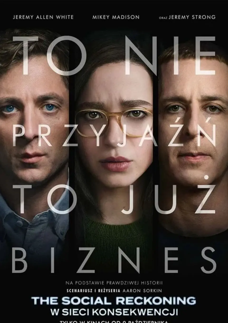 Wtorkowa Kinofaza | „The Social Reckoning: W sieci konsekwencji” | reżyseria: Aaron Sorkin | USA 2026