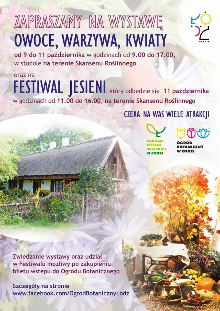 WYSTAWA "OWOCE, WARZYWA, KWIATY" oraz FESTIWAL JESIENI w Ogrodzie Botanicznym
