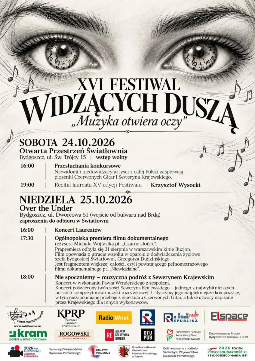 XVI Festiwal Widzących Duszą "Muzyka otwiera oczy"