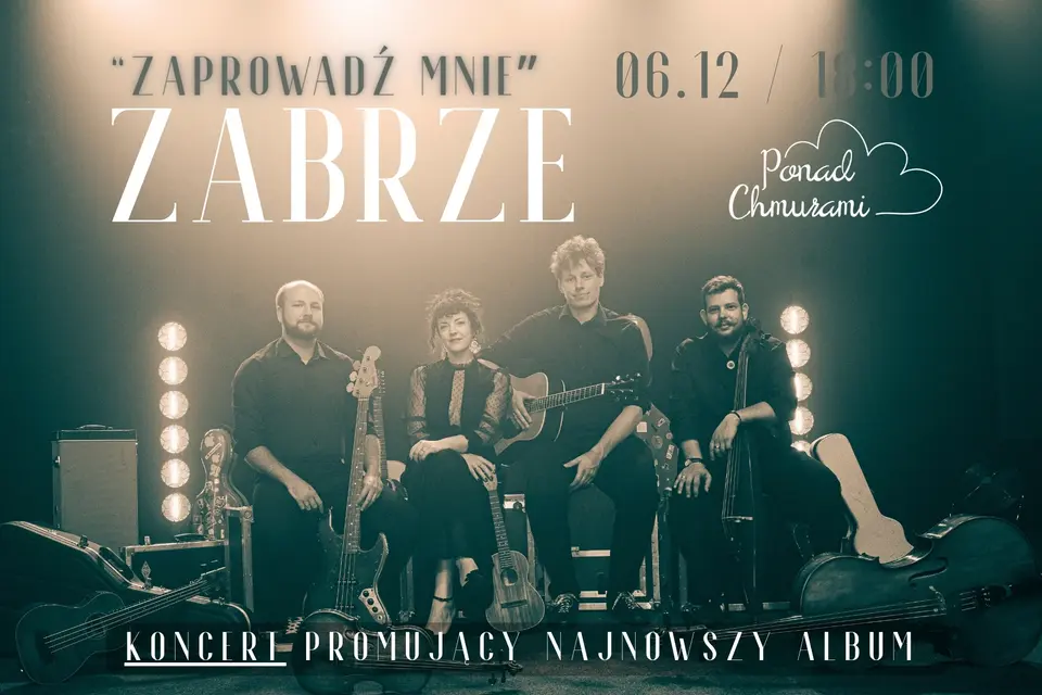 Zabrze - mikołajkowy koncert zespołu Ponad Chmurami - trasa promująca nowy album "Zaprowadź mnie"