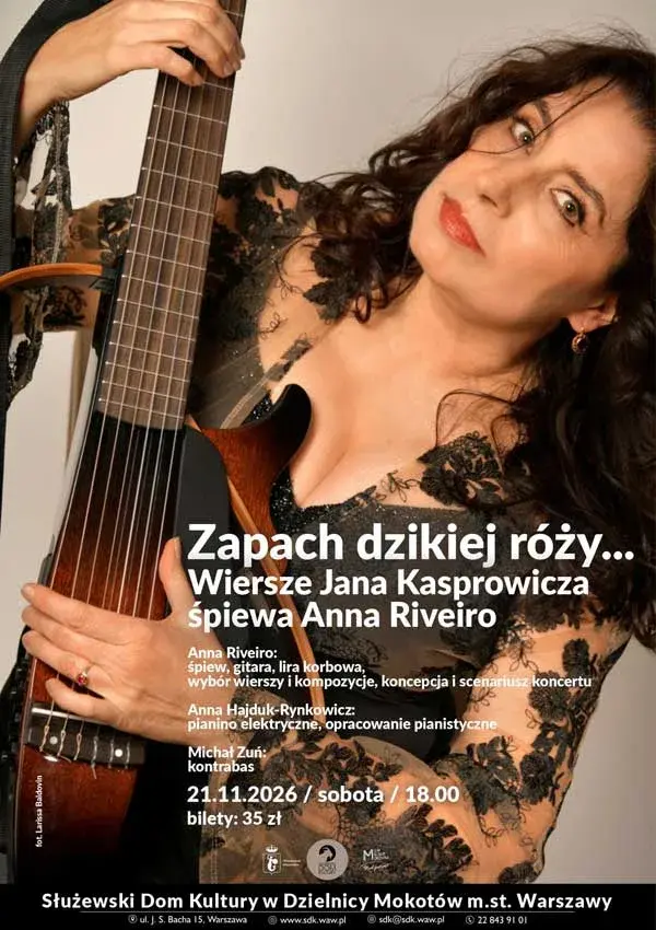 Zapach dzikiej róży... Wiersze Jana Kasprowicza śpiewa Anna Riveiro - koncert (muzyka)