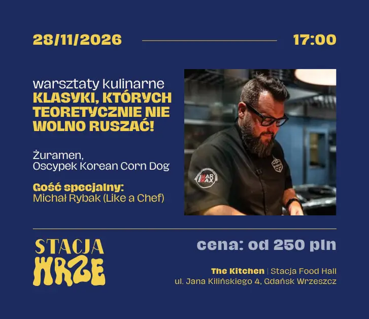 Żuramen i Oscypek Korean Corn Dog | warsztaty kulinarne w The Kitchen x Michał Rybak (Like a Chef)