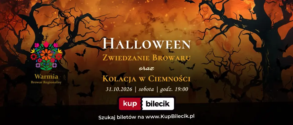 Zwiedzanie browaru oraz Kolacja w ciemności