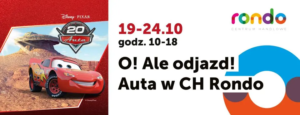 Zygzak McQueen wjeżdża do CH RONDO